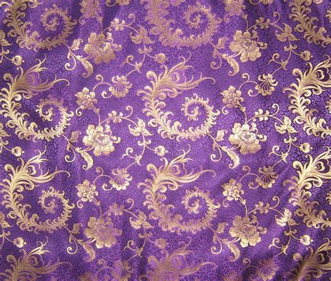 metallic gold purple fabric|purple and gold material.